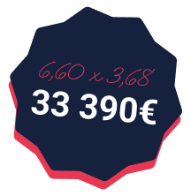Badge 'A partir de 33 390&euro;'